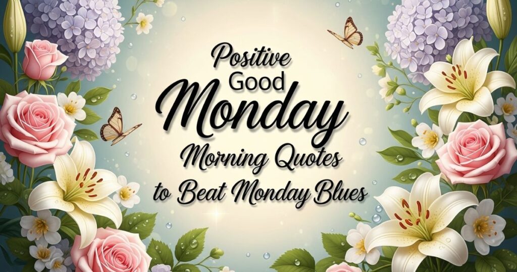 Positive Good Monday Morning Quotes to Beat Monday Blues