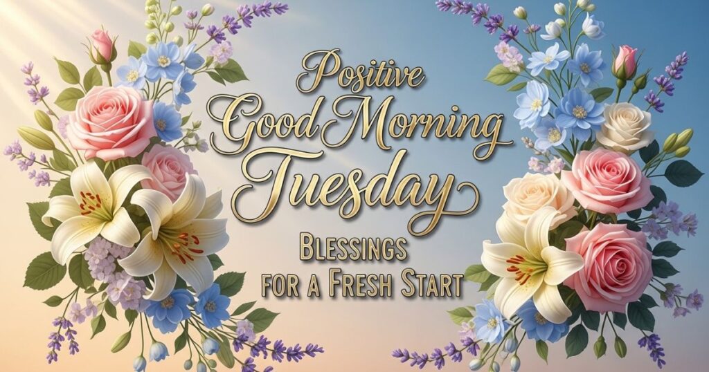 Positive Good Morning Tuesday Blessings for a Fresh Start