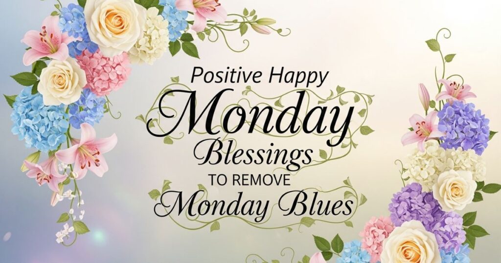 Positive Happy Monday Blessings to Remove Monday Blues