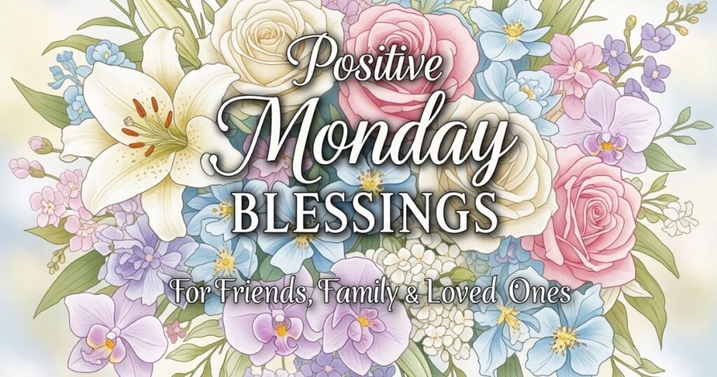 Positive Monday Blessings for Friends, Family, and Loved Ones