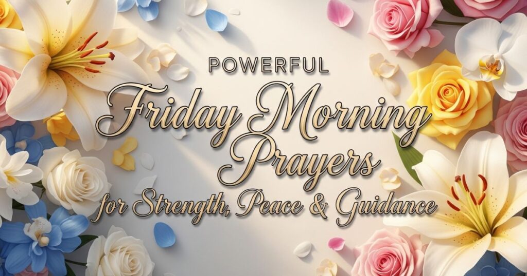 Powerful Friday Morning Prayers for Strength, Peace & Guidance