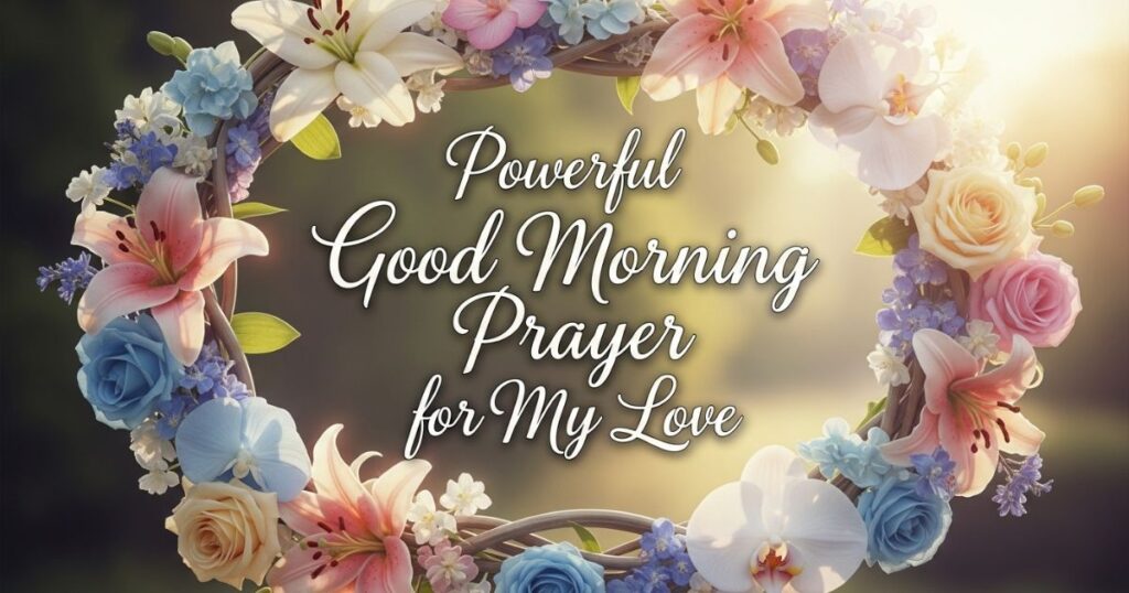 Powerful Good Morning Prayer for My Love
