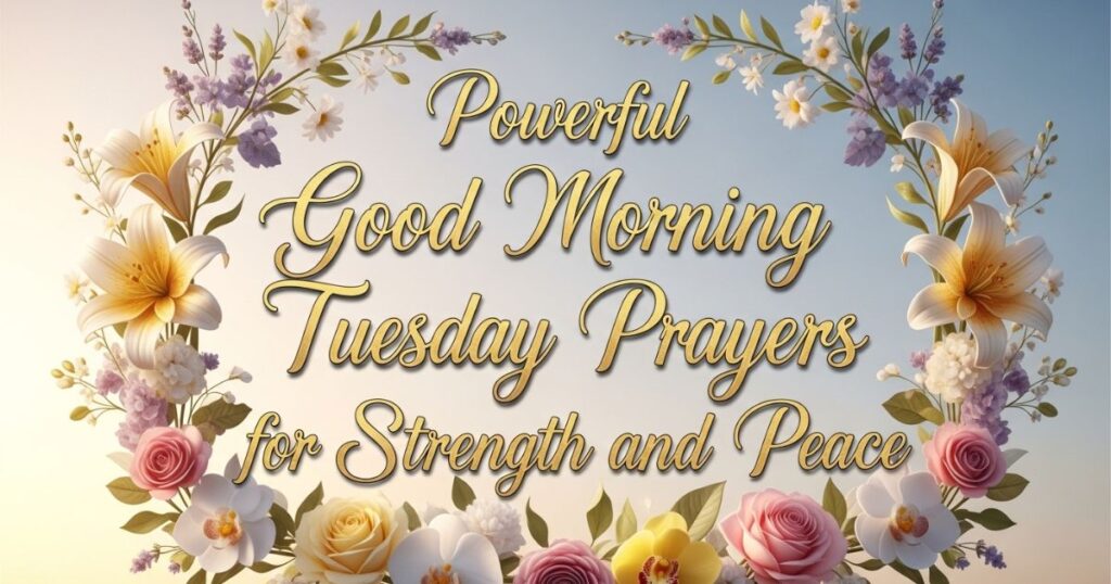 Powerful Good Morning Tuesday Prayers for Strength and Peace