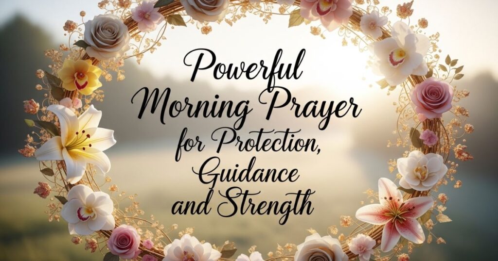 Powerful Morning Prayer for Protection, Guidance, and Strength