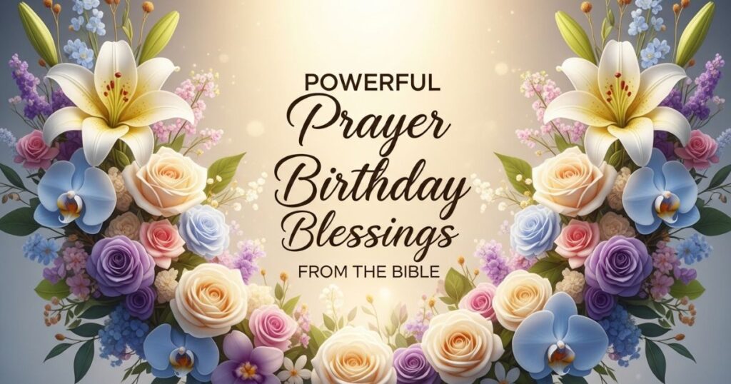Powerful Prayer Birthday Blessings from the Bible