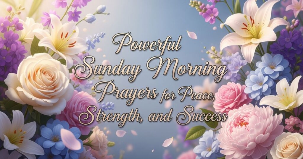 Powerful Sunday Morning Prayers for Peace, Strength, and Success