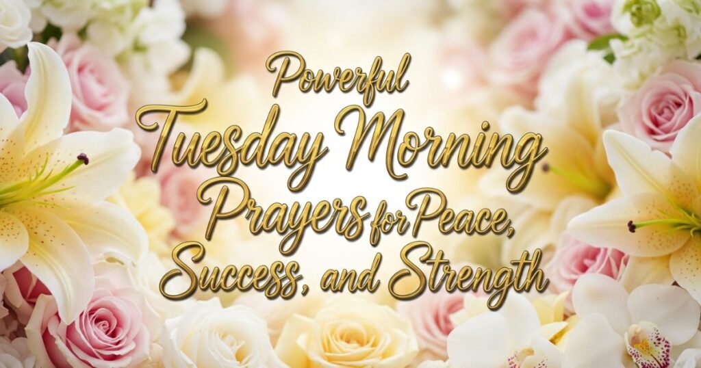 Powerful Tuesday Morning Prayers for Peace, Success, and Strength