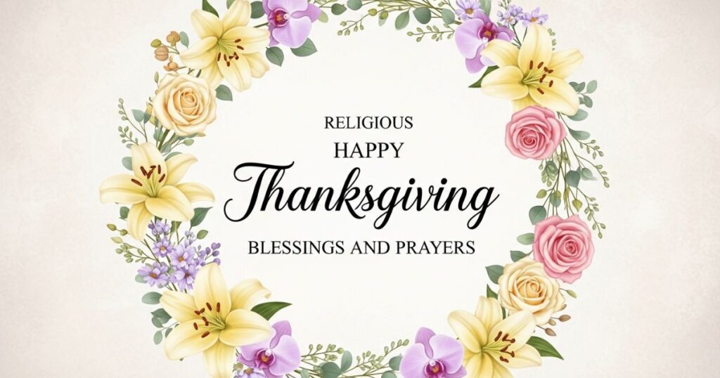 Religious Happy Thanksgiving Blessings and Prayers