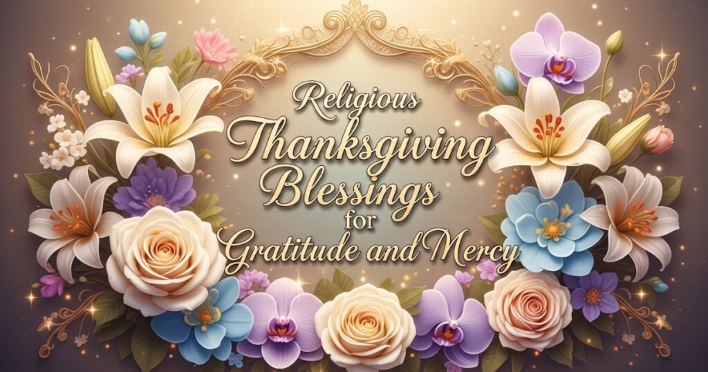 Religious Thanksgiving Blessings for Gratitude and Mercy