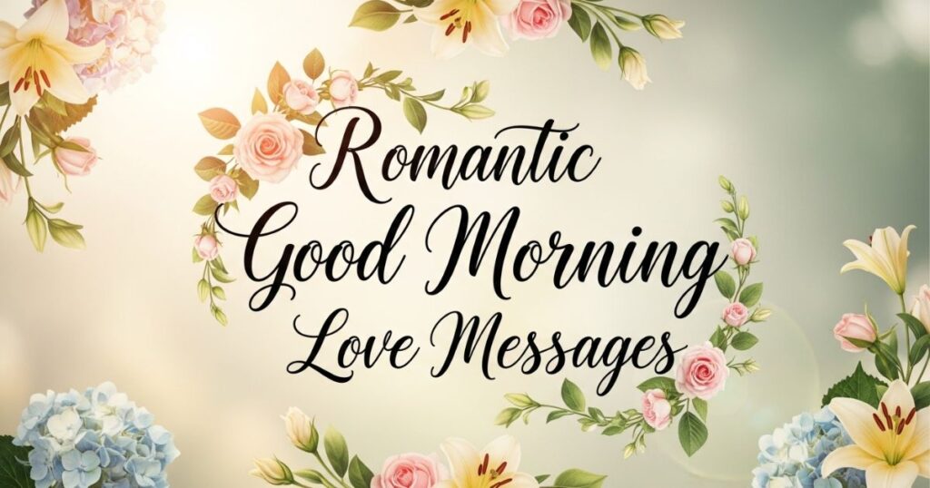 Romantic Good Morning Love Messages