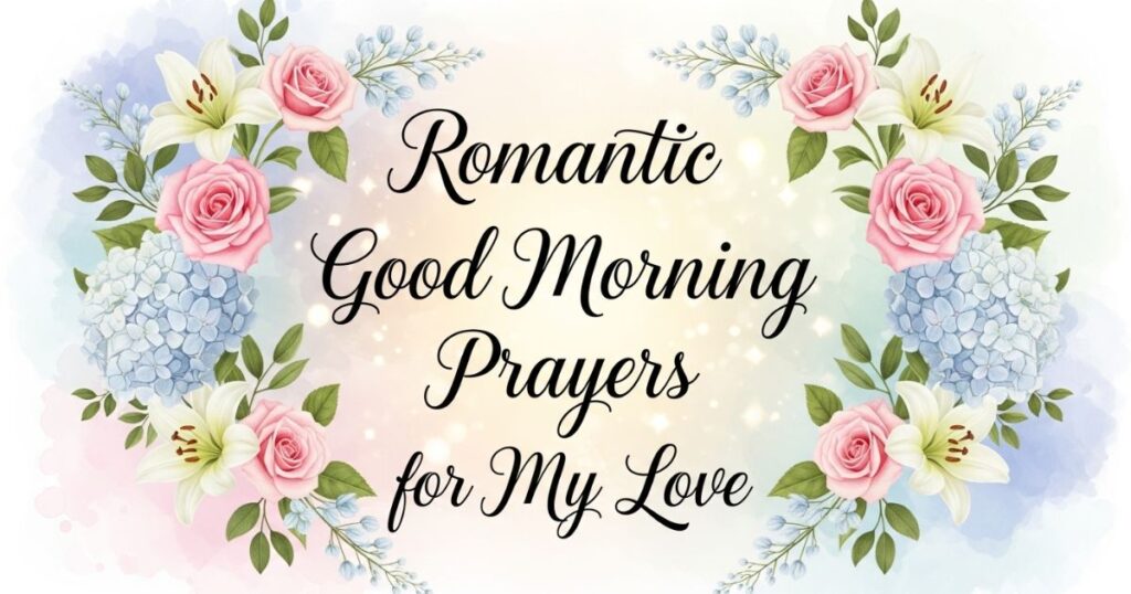 Romantic Good Morning Prayers for My Love