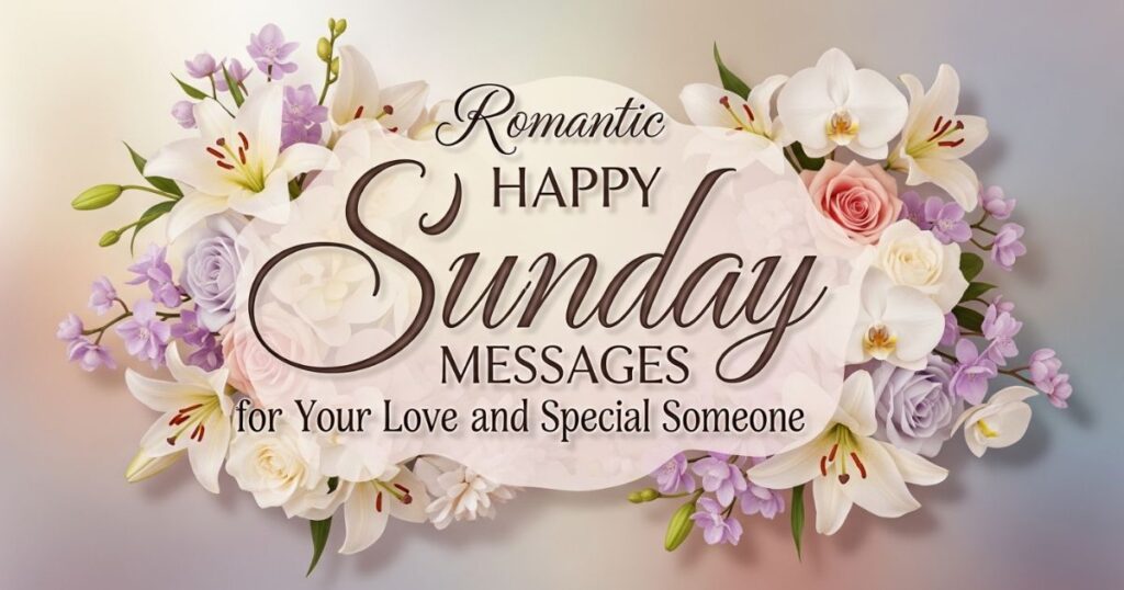 Romantic Happy Sunday Messages for Your Love and Special Someone