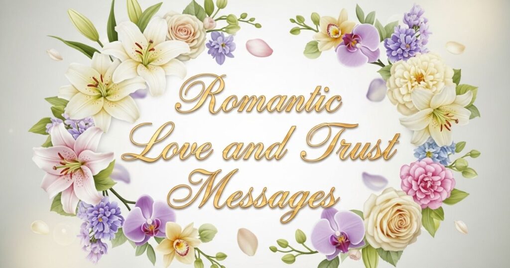 Romantic Love and Trust Messages