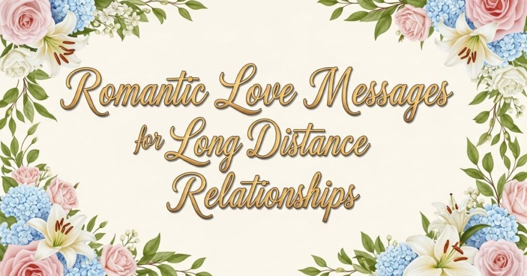 Romantic Love Messages for Long Distance Relationships