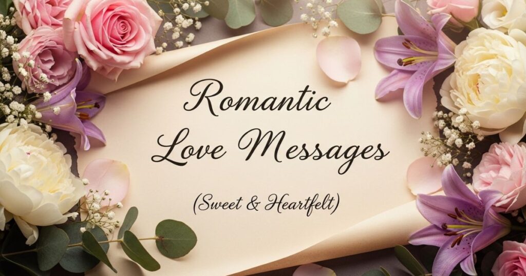 Romantic Love Messages (Sweet & Heartfelt)