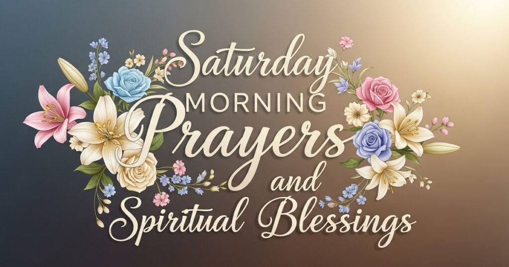 Saturday Morning Prayers and Spiritual Blessings