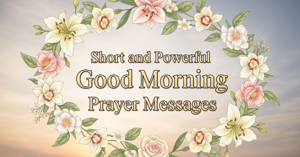 Short and Powerful Good Morning Prayer Messages