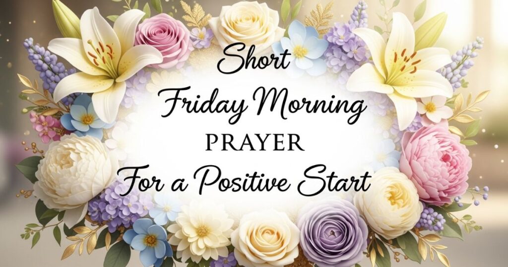 Short Friday Morning Prayer for a Positive Start