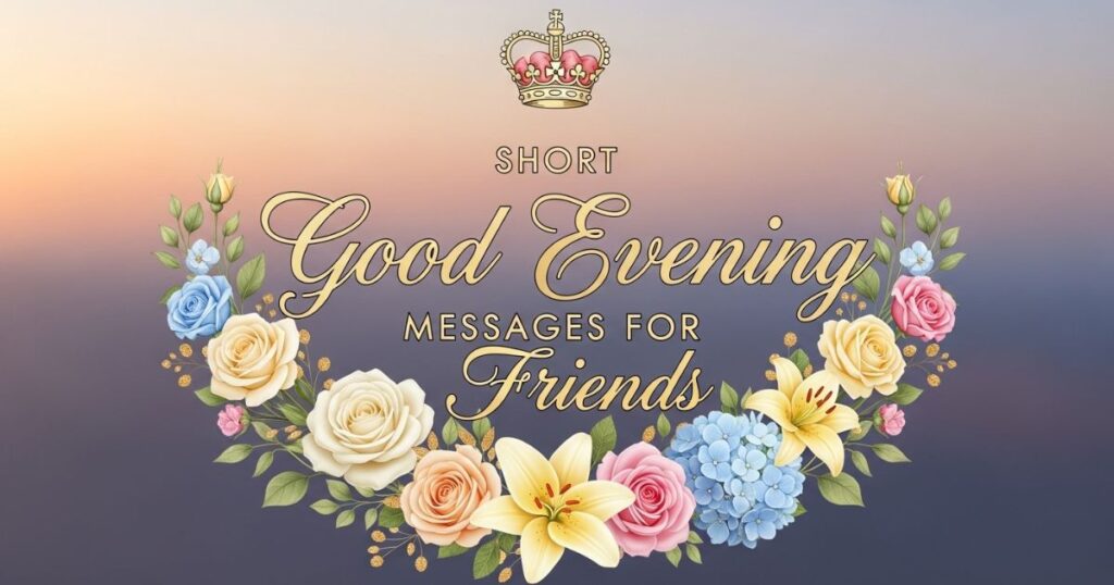 Short Good Evening Messages for Friends