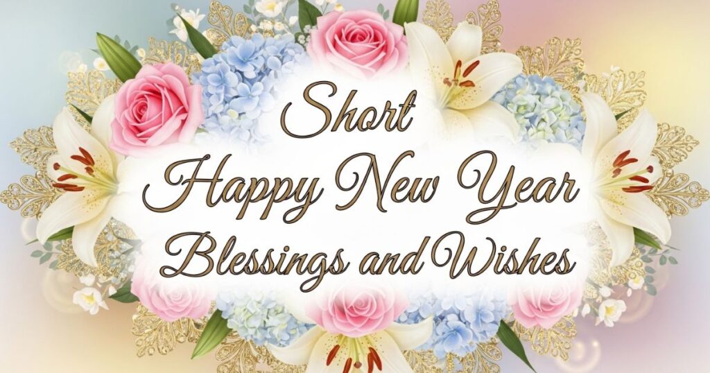 Short Happy New Year Blessings and Wishes