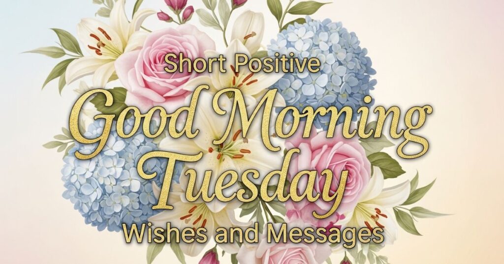 Short Positive Good Morning Tuesday Wishes and Messages