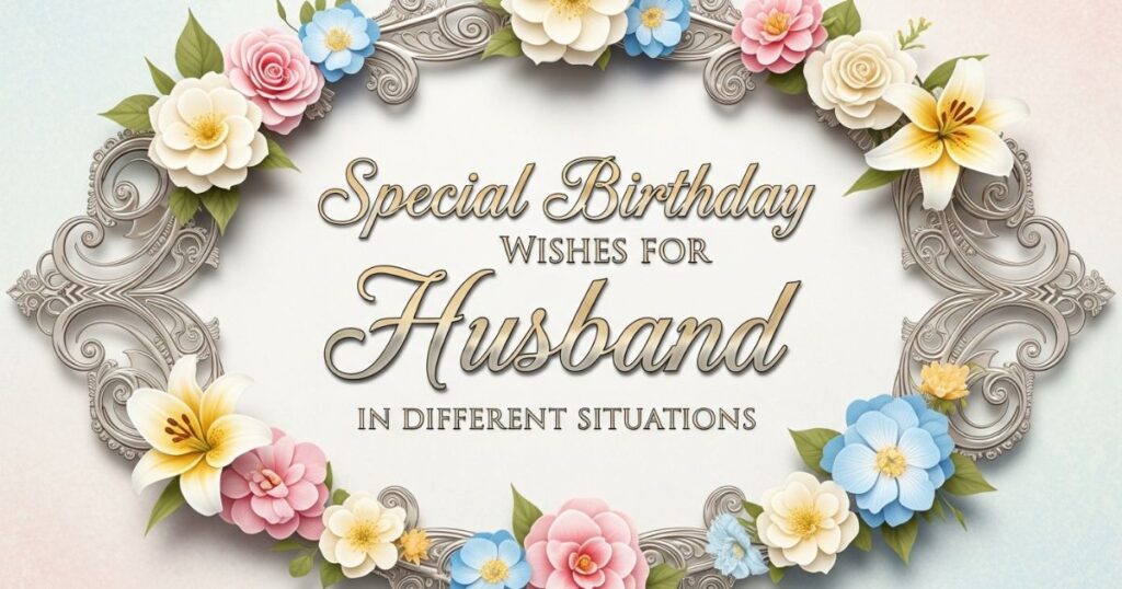 Special Birthday Wishes for Husband in Different Situations