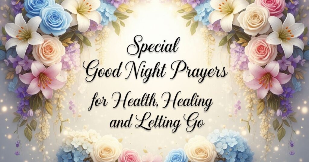 Special Good Night Prayers for Health, Healing, and Letting Go