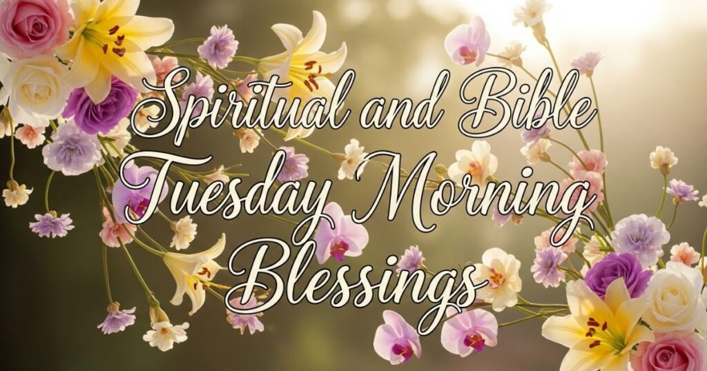 Spiritual and Bible Tuesday Morning Blessings