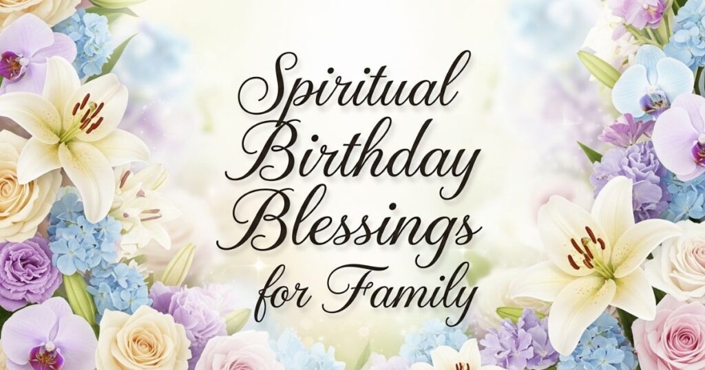 Spiritual Birthday Blessings for Family