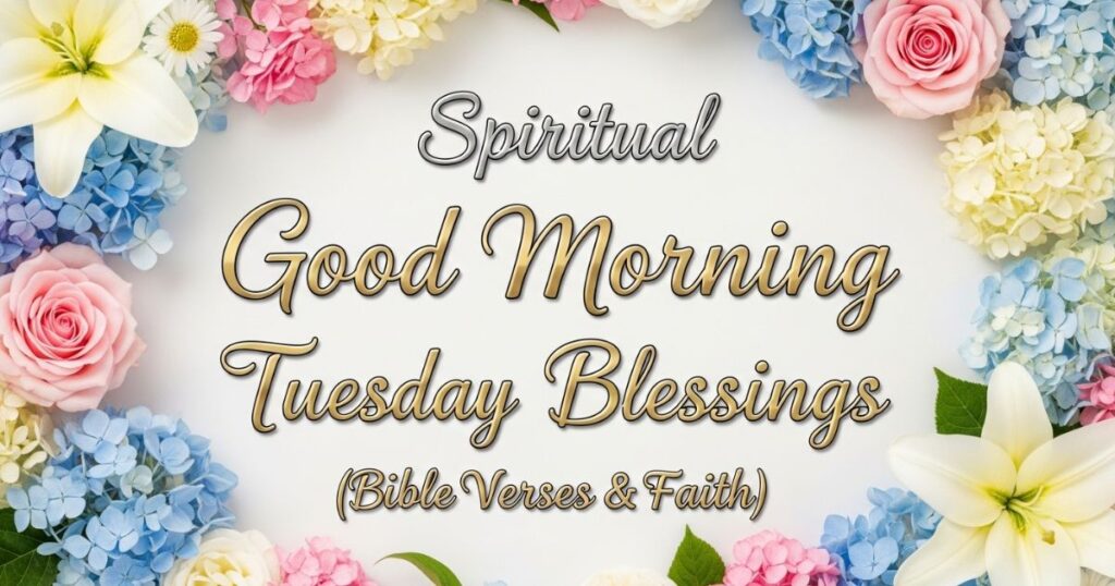 Spiritual Good Morning Tuesday Blessings (Bible Verses & Faith)