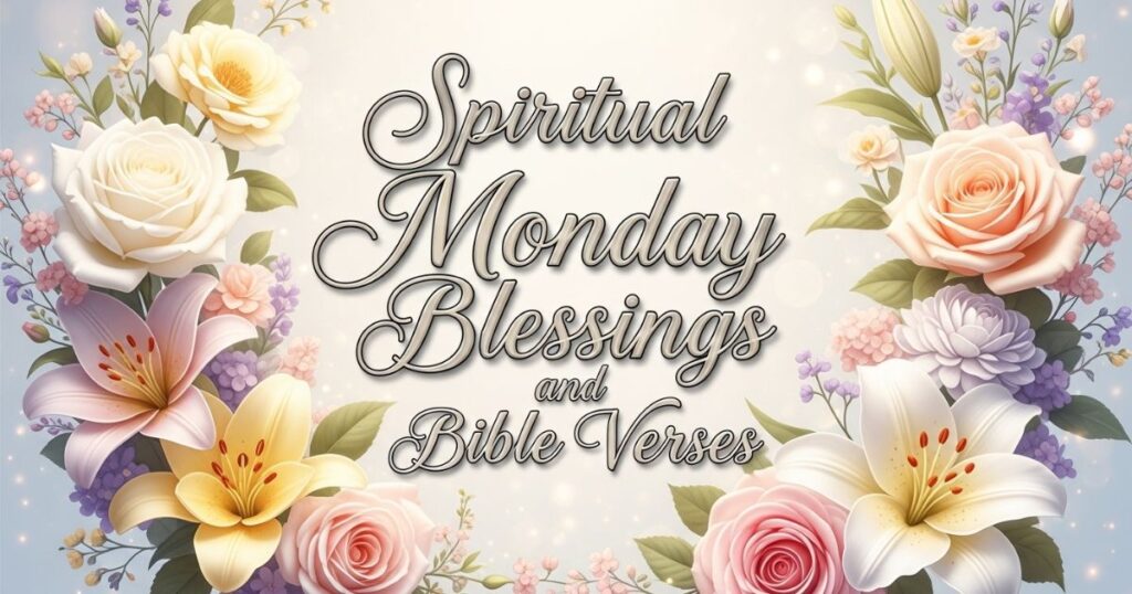 Spiritual Monday Blessings and Bible Verses