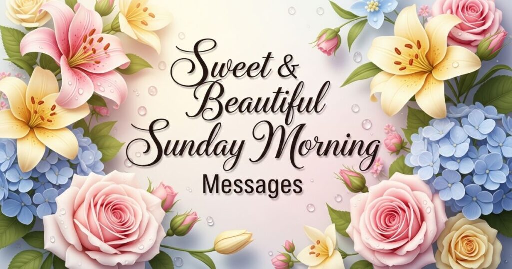 Sweet & Beautiful Sunday Morning Messages