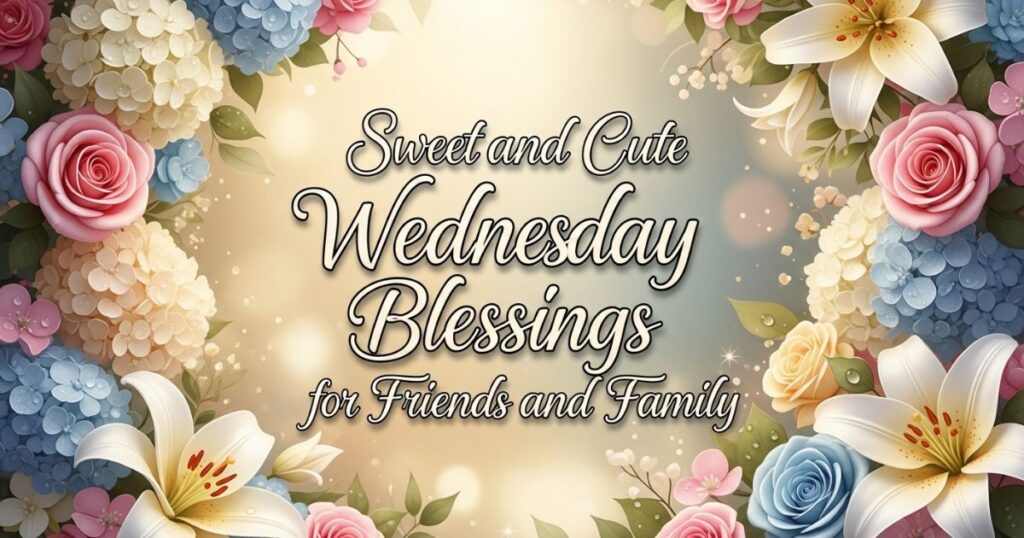 Sweet and Cute Wednesday Blessings for Friends and Family