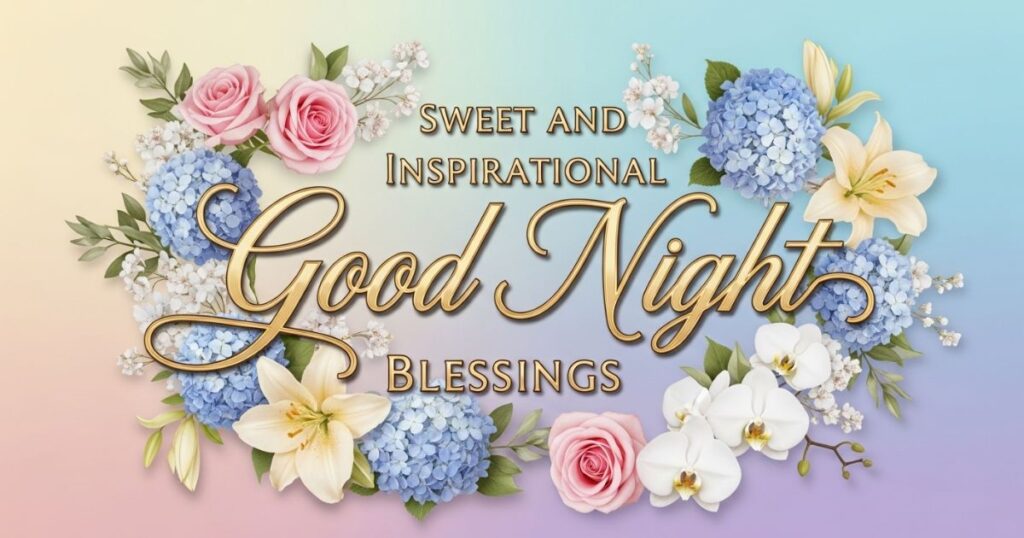 Sweet and Inspirational Good Night Blessings