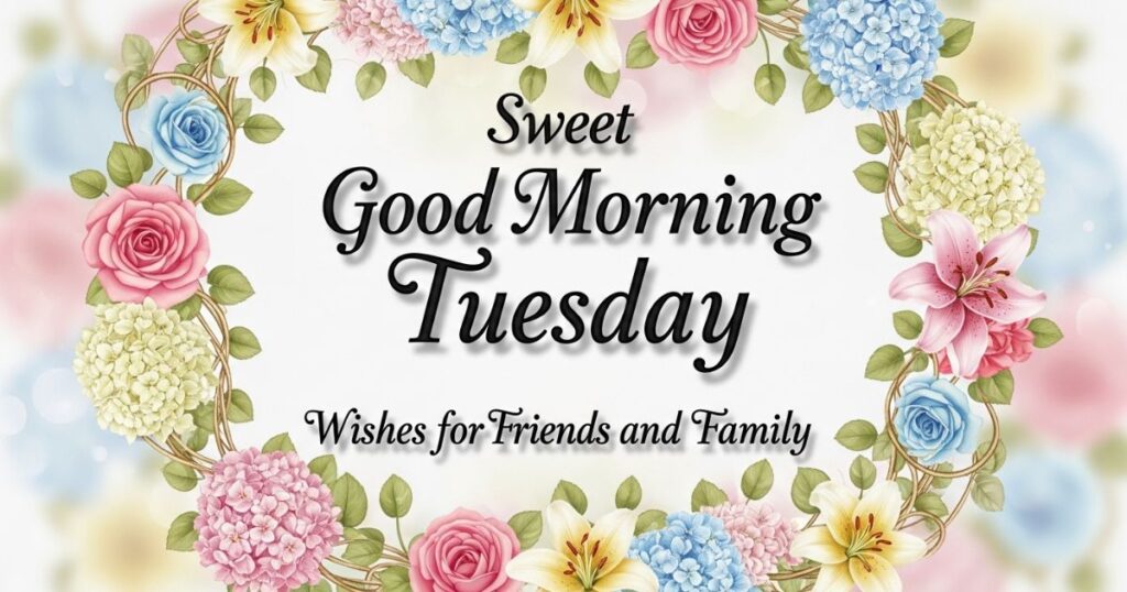 Sweet Good Morning Tuesday Wishes for Friends and Family