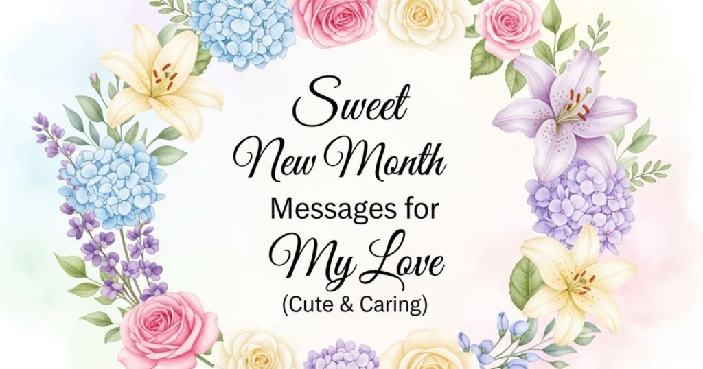 Sweet New Month Messages for My Love (Cute & Caring)