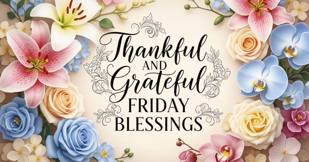 Thankful and Grateful Friday Blessings