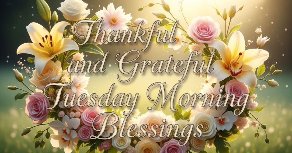 Thankful and Grateful Tuesday Morning Blessings