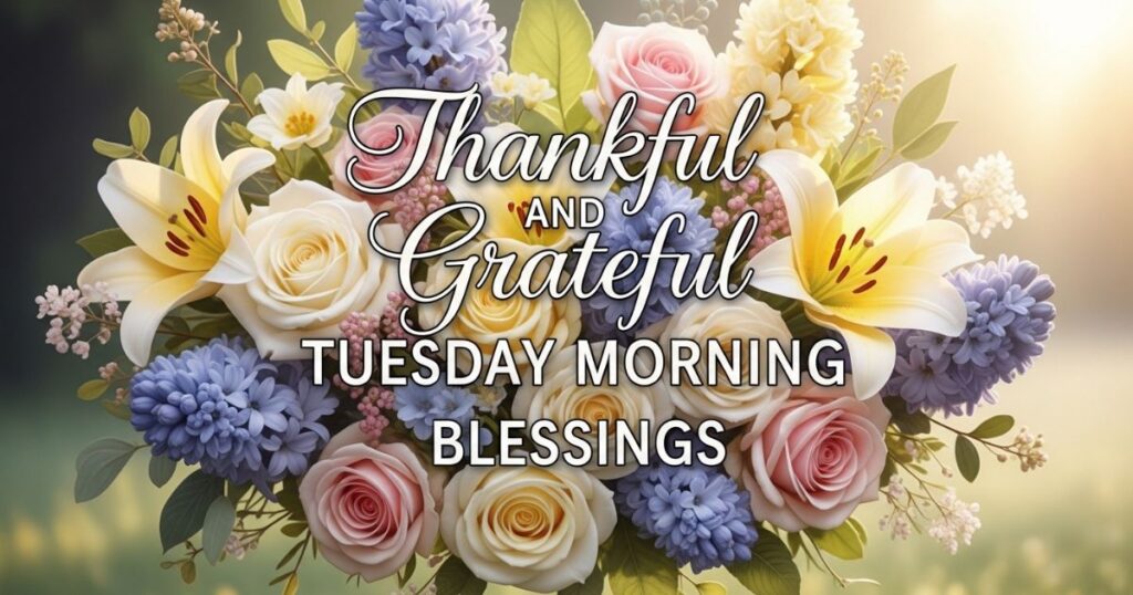 Thankful and Grateful Tuesday Morning Blessings