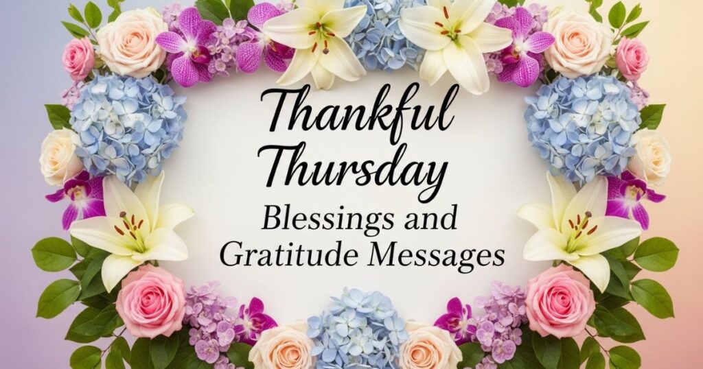 Thankful Thursday Blessings and Gratitude Messages