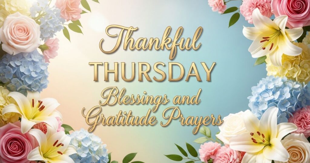 Thankful Thursday Blessings and Gratitude Prayers