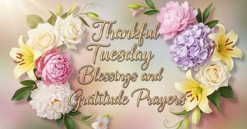 Thankful Tuesday Blessings and Gratitude Prayers