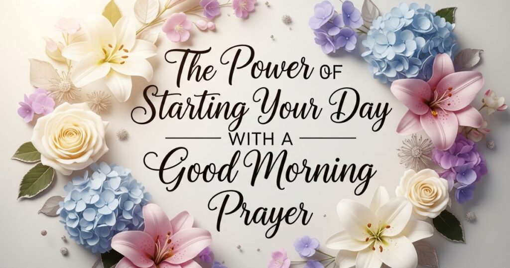 The Power of Starting Your Day with a Good Morning Prayer