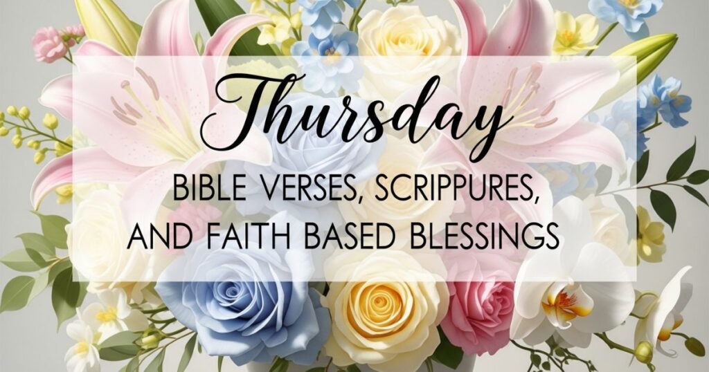 Thursday Bible Verses, Scriptures, and Faith-Based Blessings