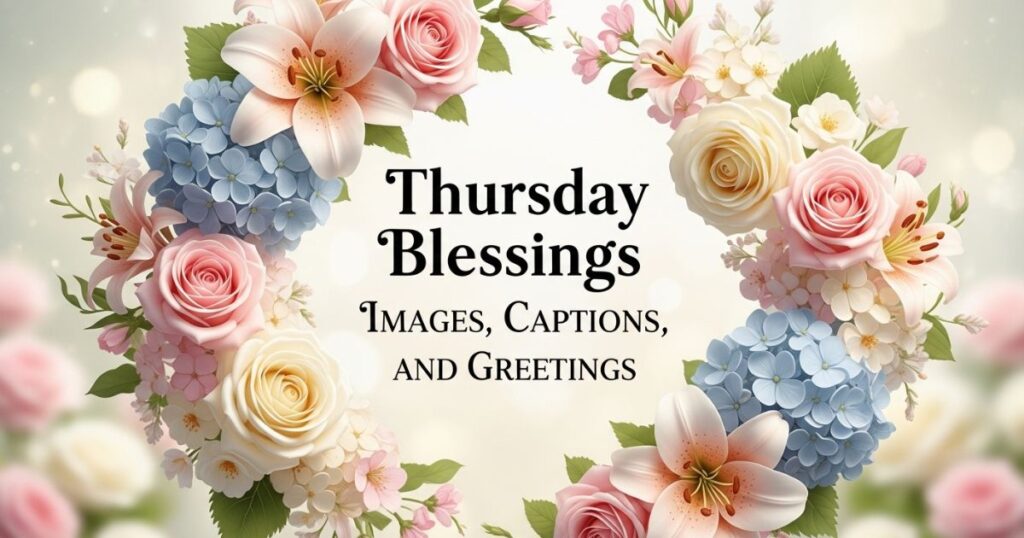 Thursday Blessings Images, Captions, and Greetings