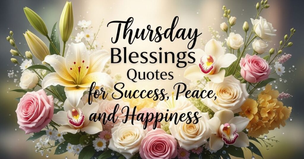 Thursday Blessings Quotes for Success, Peace, and Happiness