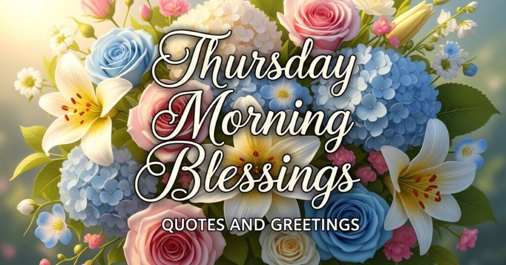 Thursday Morning Blessings Quotes and Greetings