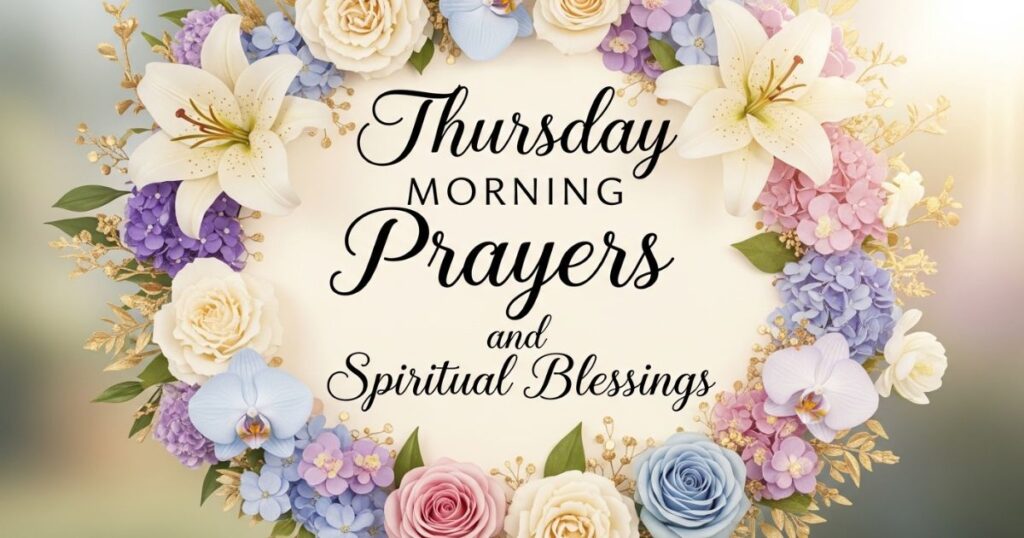 Thursday Morning Prayers and Spiritual Blessings