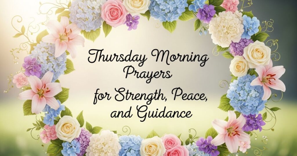 Thursday Morning Prayers for Strength, Peace, and Guidance