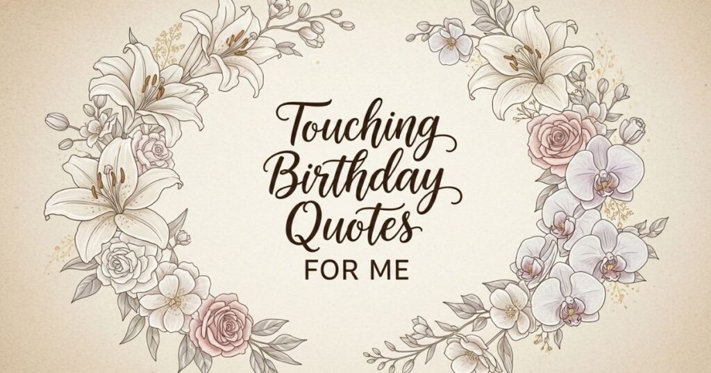 Touching Birthday Quotes For Me